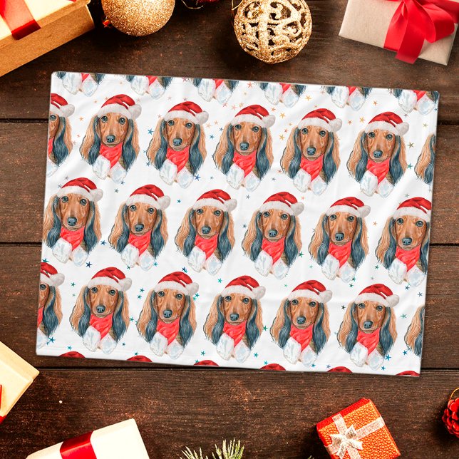 Dachshund Dog Breed Christmas Fleece Blanket (Creator Uploaded)