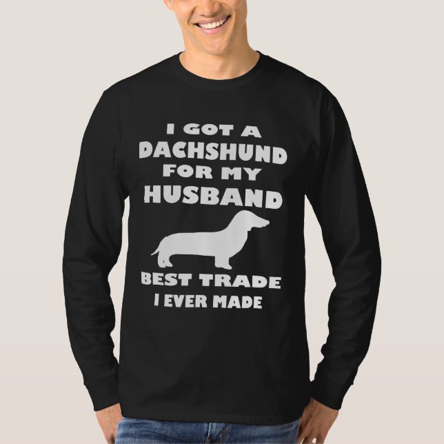 Dachshund Dog Breed  Gift Dog Lover Wife T-Shirt (Front)
