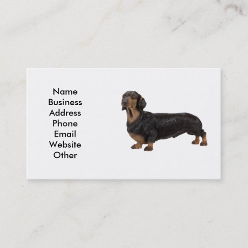 Dachshund Dog Business Card