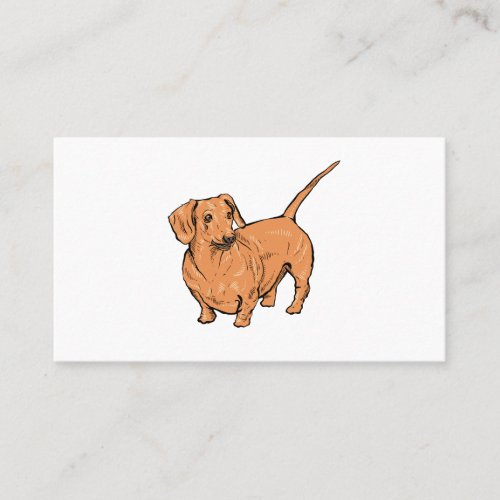 Dachshund Dog Business Cards