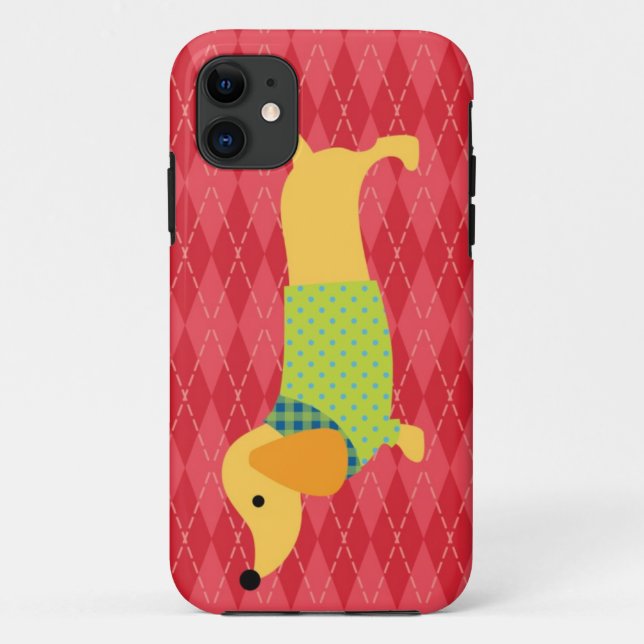 Dachshund Dog Case-Mate Case (Back)