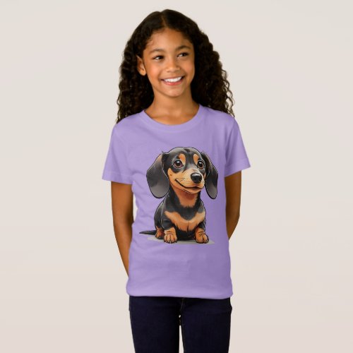 dachshund Dog Cheerful Sausage Pal T_Shirt