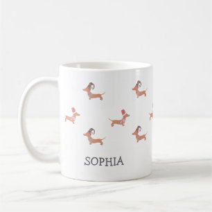 Dachshund Dog Christmas Coffee Mug