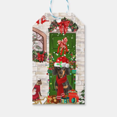 Dachshund Dog Christmas   Gift Tags