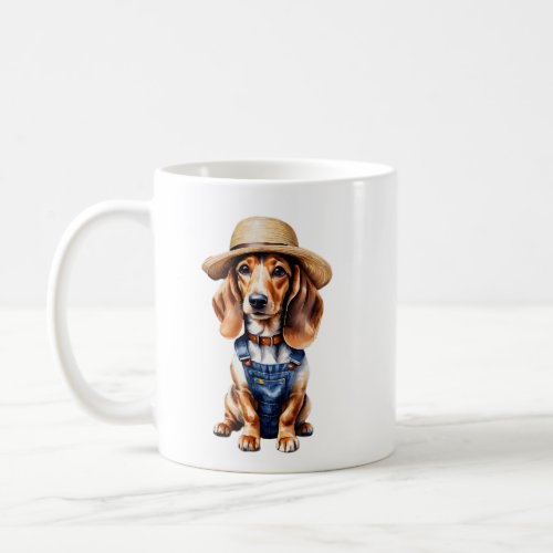 Dachshund Dog Clipart  Coffee Mug