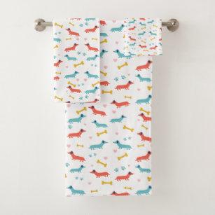 Sausage dog towels store asda