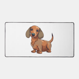 Dachshund Dog Cute Desk Mat