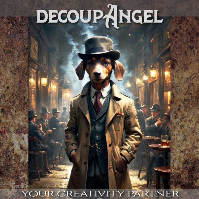 Dachshund dog - Decoupage -  Tissue Paper (Creator Uploaded)