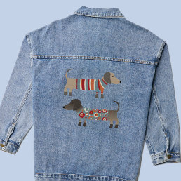 Dachshund Dog Denim Jacket