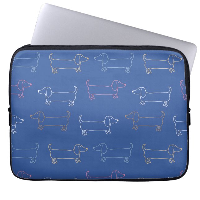 Dachshund Dog, Dog Lover, Pet, Dog Gift Pattern Laptop Sleeve (Front)