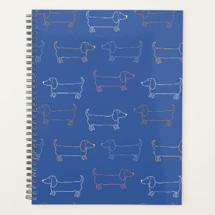 Dachshund Dog, Dog Lover, Pet, Dog Gift Pattern Planner