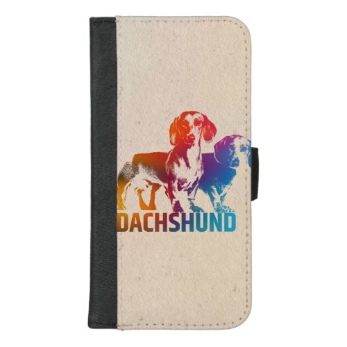 Dachshund dog  _ Doxie iPhone 87 Plus Wallet Case