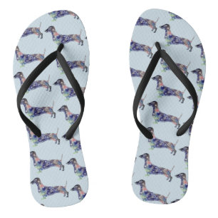 Dachshund Dog Flip Flops