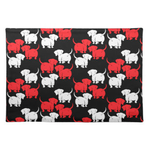 Dachshund Dog Food Cloth Placemat