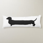 Funny Dachshund Ruler of the house Body Pillow Zazzle