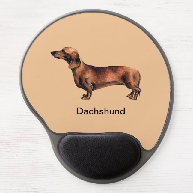 Dachshund Dog Gel Mouse Pad (Front)
