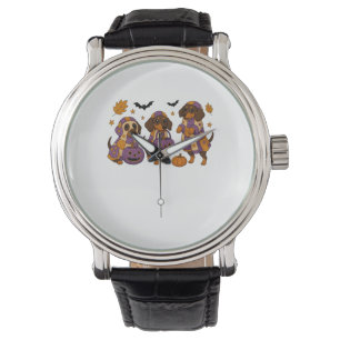 Dachshund Dog Ghost Halloween Watch