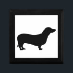 Dachshund dog gift box jewelry box trinket box<br><div class="desc">Silhouette of a beautiful dachshund dog trinket box,   gift box,  jewelry box.  great gift idea for dog lovers</div>