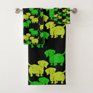 Dachshund Dog Gifts Bath Towel Set
