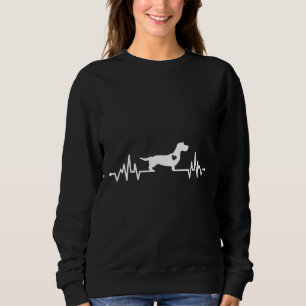 Dachshund Dog Heartbeat For Dog Lover Owner Sweatshirt