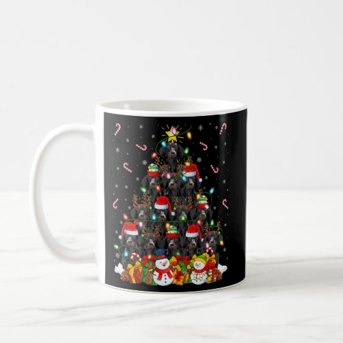 Dachshund Dog Lighting Tree Santa Dachshund Coffee Mug
