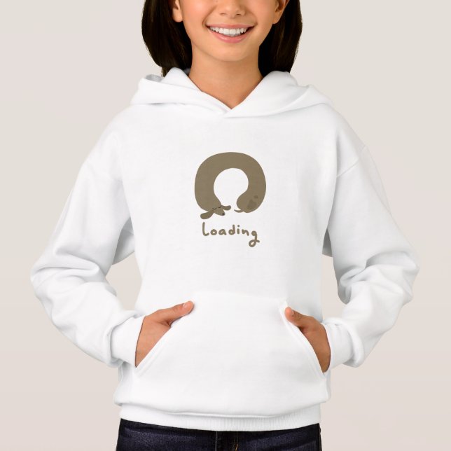 Dachshund dog loading cute cartoon  hoodie (Front)