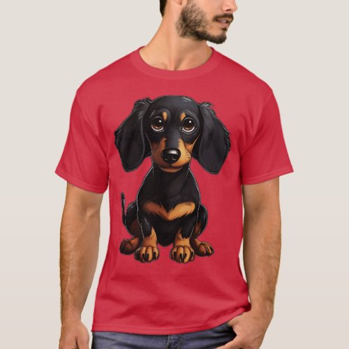 Dachshund Dog Lovers Dachshunds Dogs 3 T_Shirt