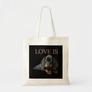 Dachshund Dog Mom Dad Men Women Kids Gift Doxie Tote Bag