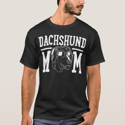 Dachshund Dog Mom Mama T_Shirt