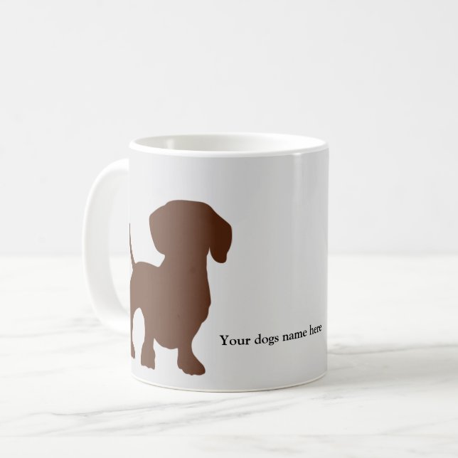 Dachshund Dog Mug (Front Left)