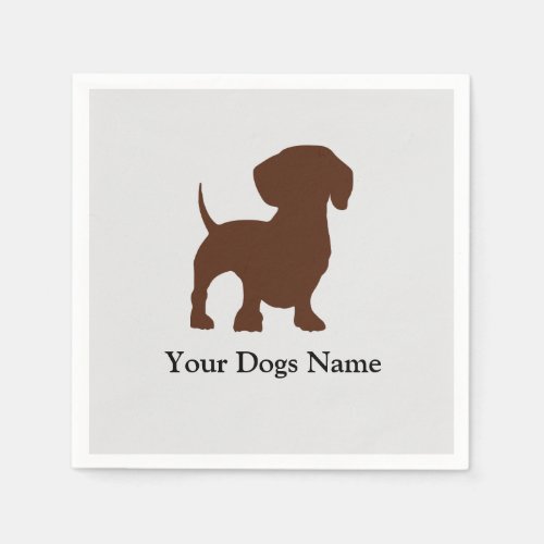 Dachshund Dog Napkin