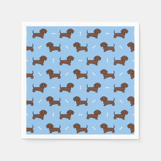 Dachshund Dog Napkins (Front)