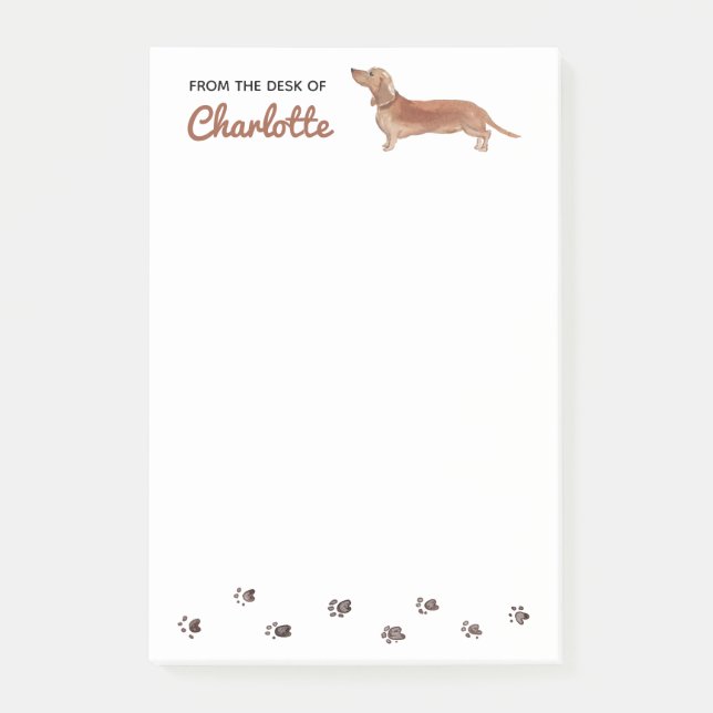Dachshund Dog Notes (Front)