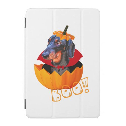 Dachshund Dog Owner Halloween Boo Pumpkin Horror iPad Mini Cover