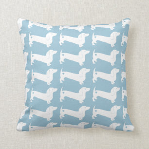 Dachshund Dog Pattern Throw Pillow