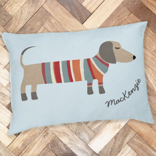 Dachshund Dog Personalized Pet Bed