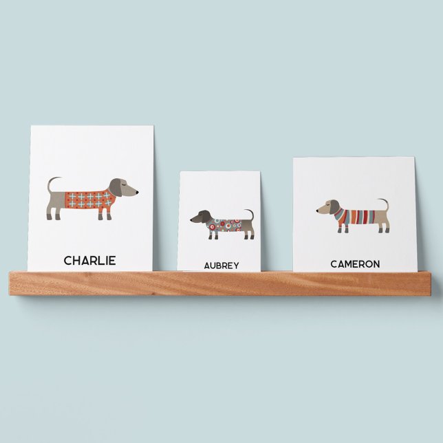 Dachshund Dog Personalized Picture Ledge (Creator Uploaded)