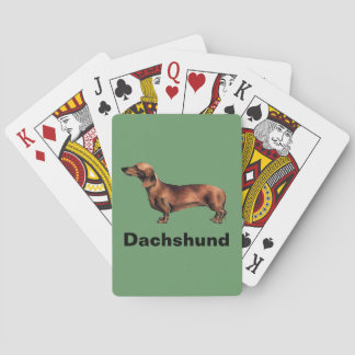 Dachshund Dog Playing Cards