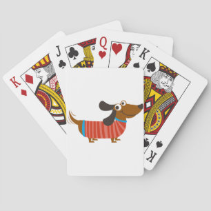 Dachshund Dog Poker Cards