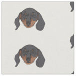 Dachshund dog Portrait Fabric