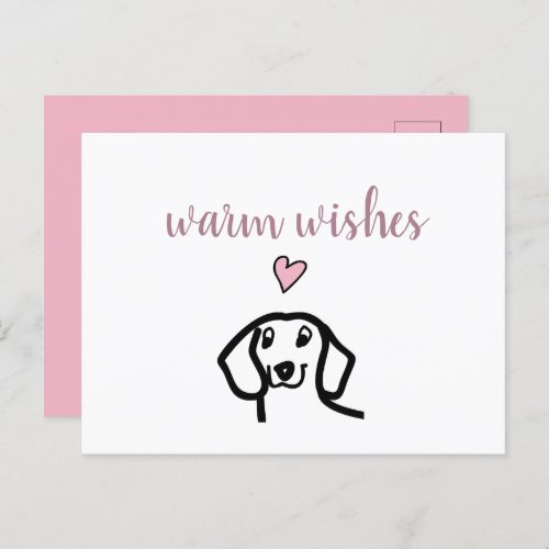 Dachshund Dog Postcard