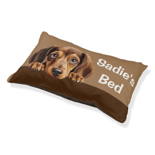 Dachshund Dog Puppy Pillow Bed