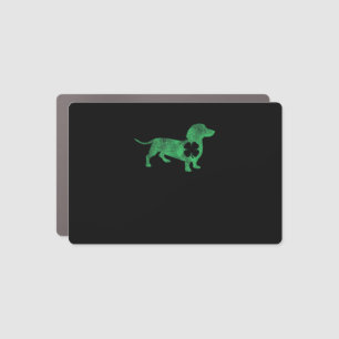 Dachshund Dog Shamrock St. Patrick's Day Saint Pad Car Magnet