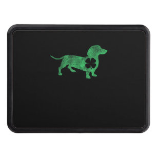 Dachshund Dog Shamrock St. Patrick's Day Saint Pad Hitch Cover
