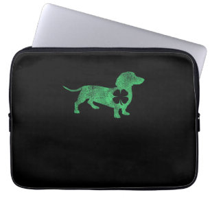 Dachshund Dog Shamrock St. Patrick's Day Saint Pad Laptop Sleeve