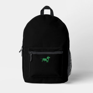 Dachshund Dog Shamrock St. Patrick's Day Saint Pad Printed Backpack