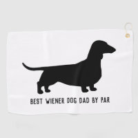 Dachshund Dog Silhouette Custom Text