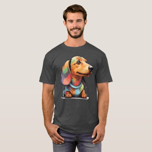 dachshund Dog Smart Sausage Wonder T_Shirt