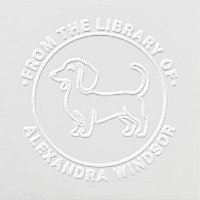 Dachshund Dog Standing Sil2 Library Book Name