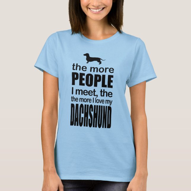 DACHSHUND DOG T-Shirt (Front)